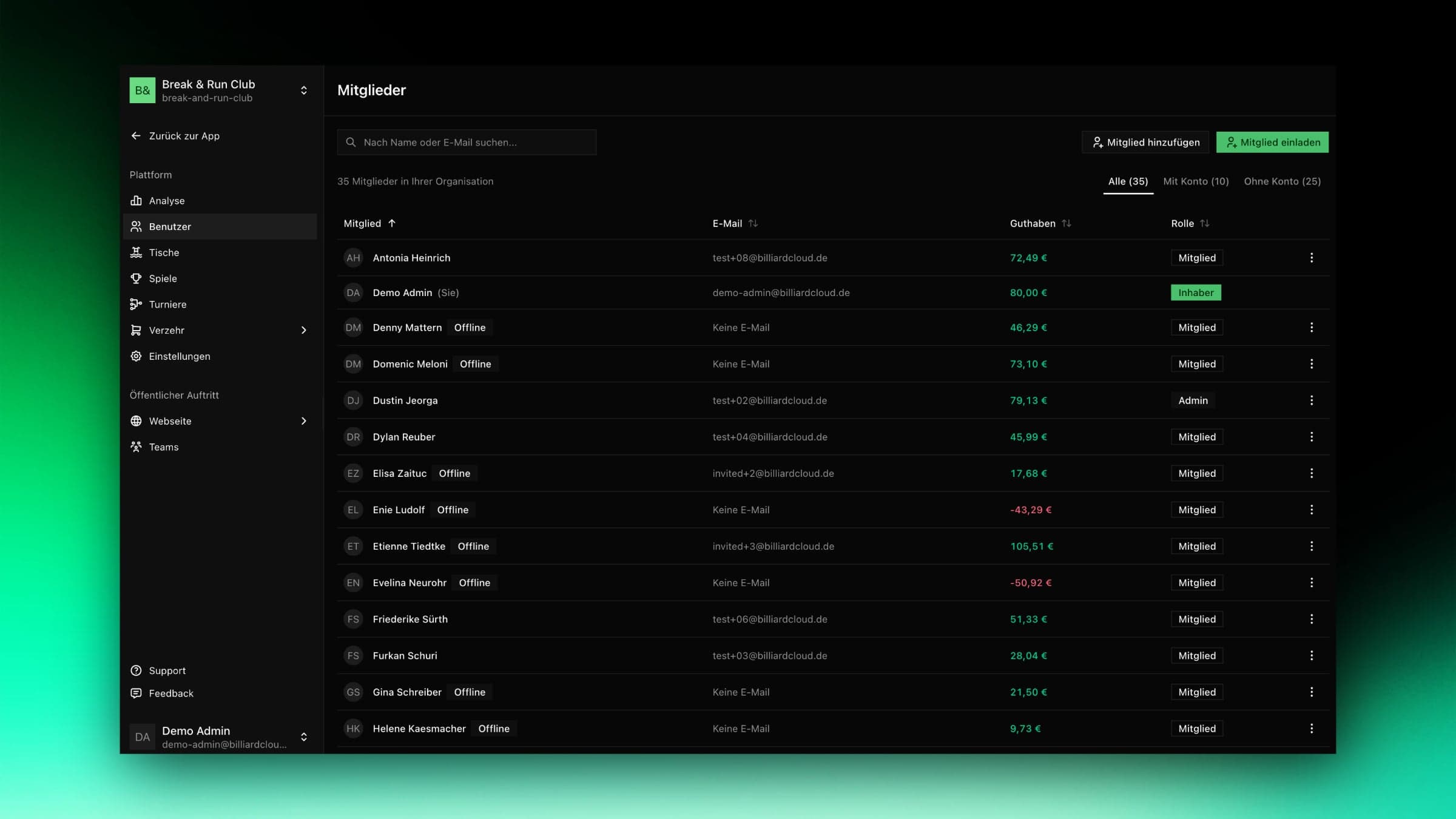 Your club. Digitally organized.