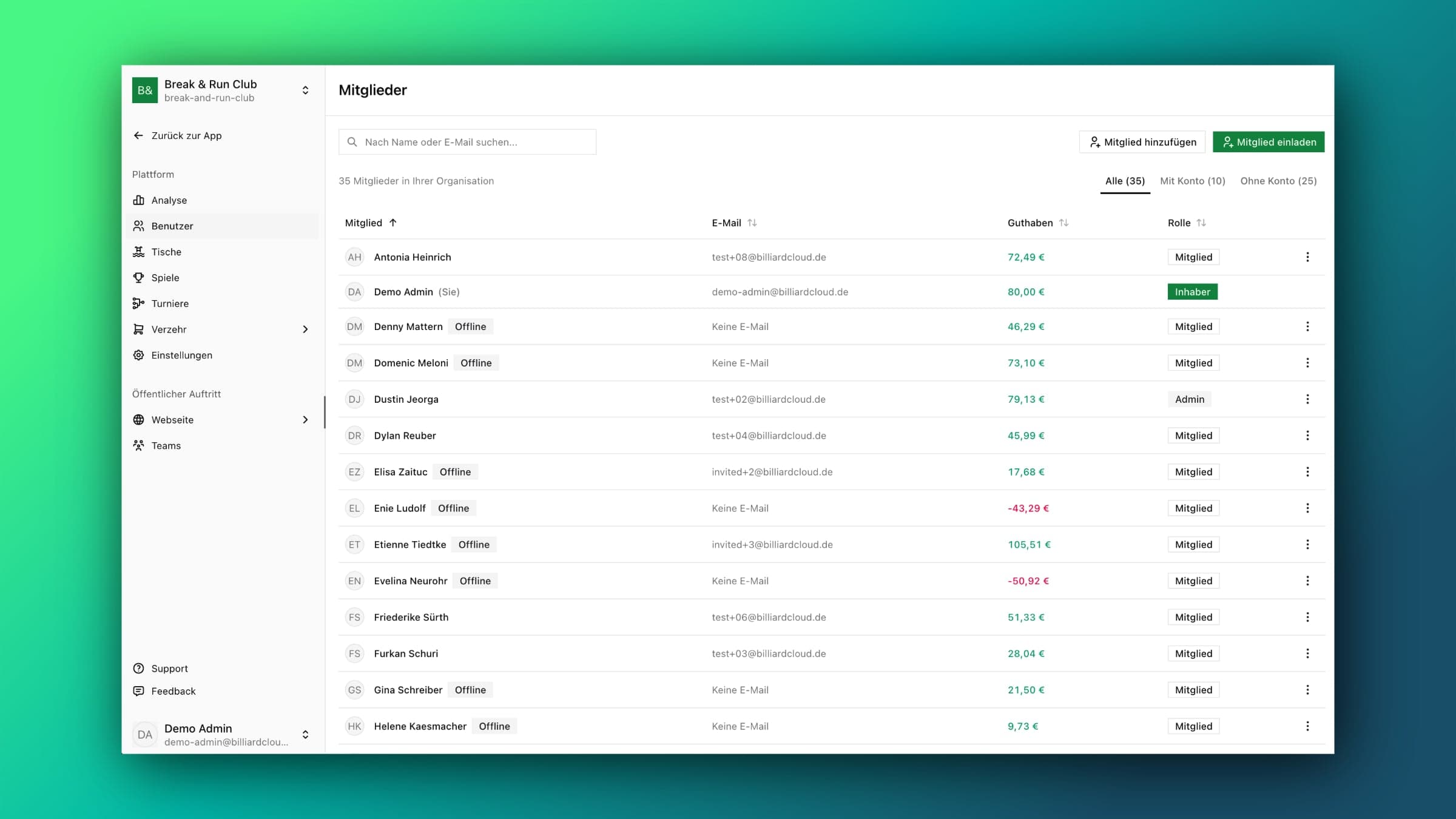 Your club. Digitally organized.